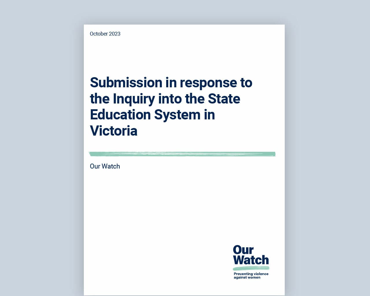 Submission state education system