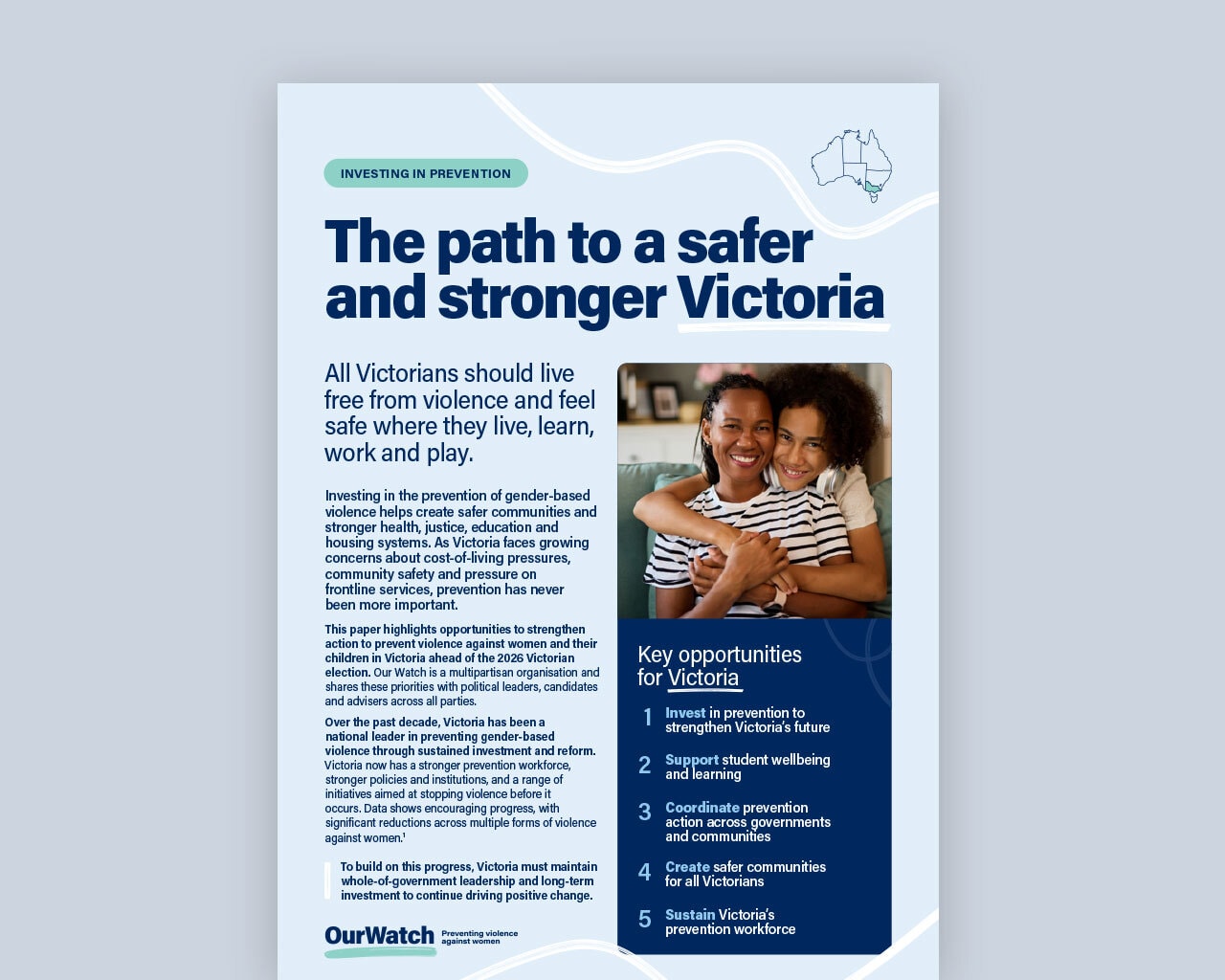 Victorian opportunities paper