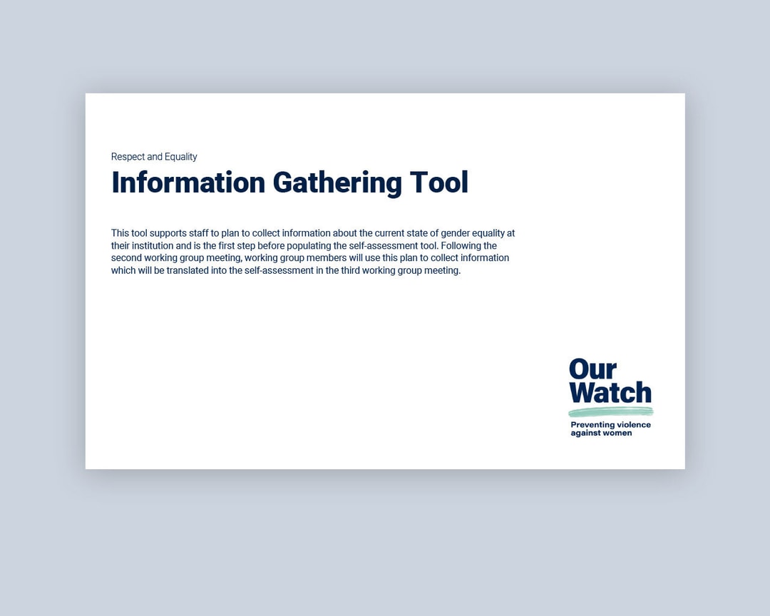 Our Watch Tools For Tafes