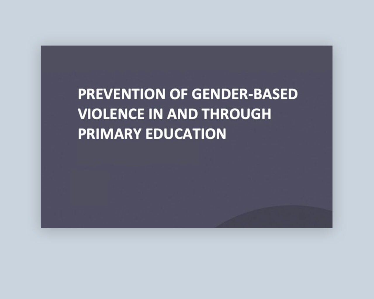 Our Watch | Prevention in teaching and learning (PTL)