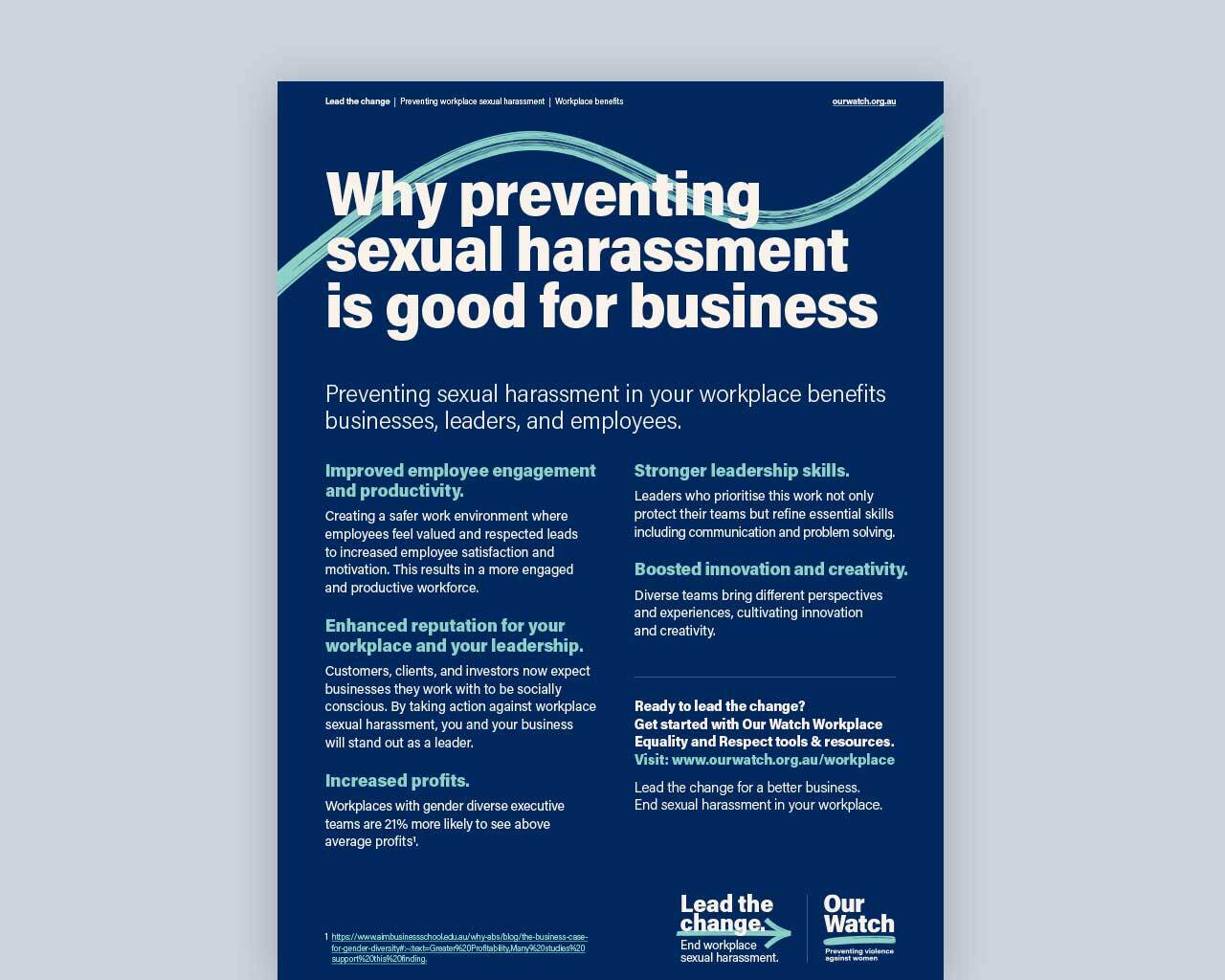 The benefits of preventing workplace sexual harassment