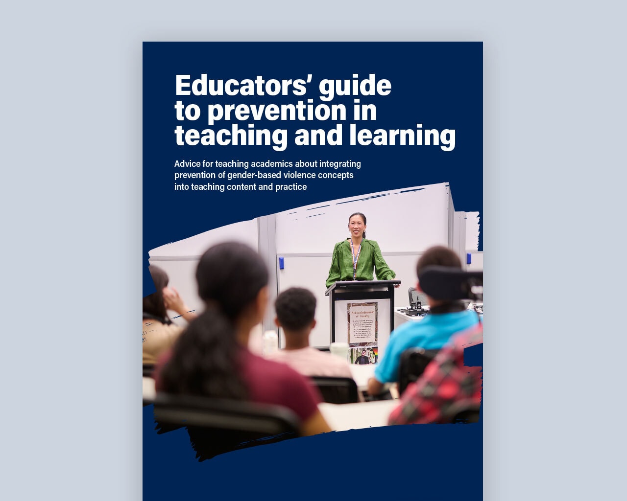 Educators’ guide to prevention in teaching and learning