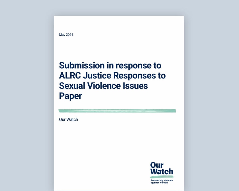 Alrc Our Watch | Submission in response to ALRC Justice Responses to…